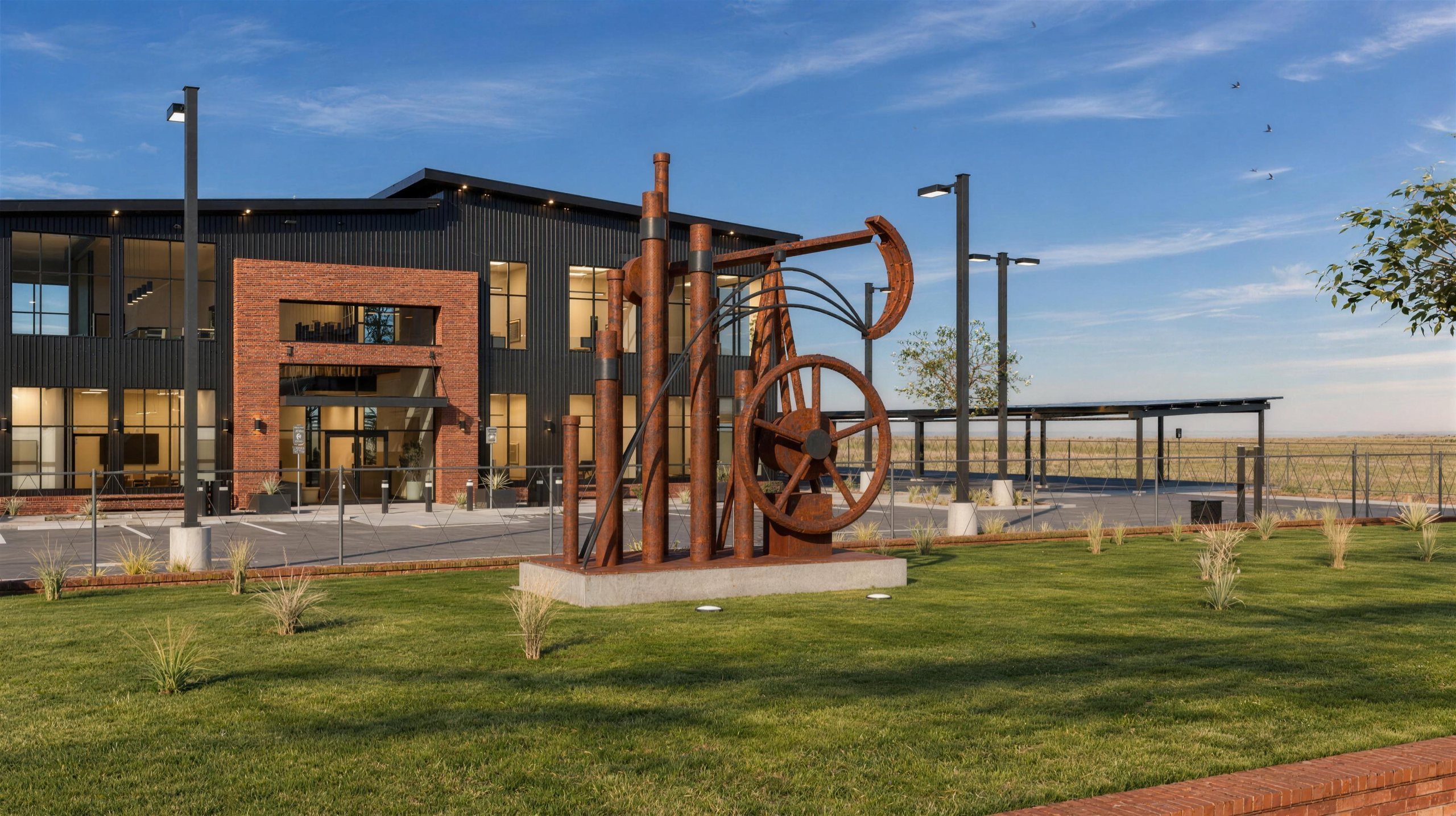 The sculpture